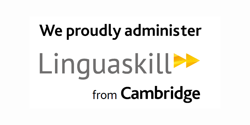 Imagem Cambridge Linguaskill - Exame
